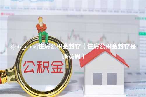 新余住房公积金封存（住房公积金封存是啥意思）